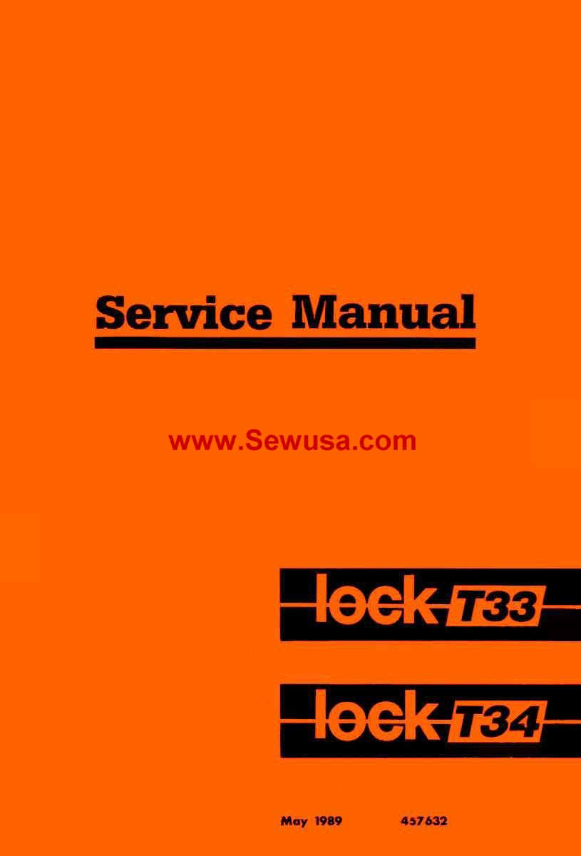 Elna Lock T34 serger manuales